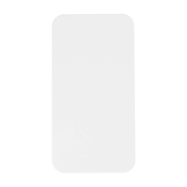 Obrázky: Powerbanka 4000 mAh z ABS se solární nab., bílá, Obrázek 3