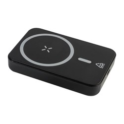 Obrázky: Černá powerbanka 5000 mAh s magnet.rychlonabíječkou
