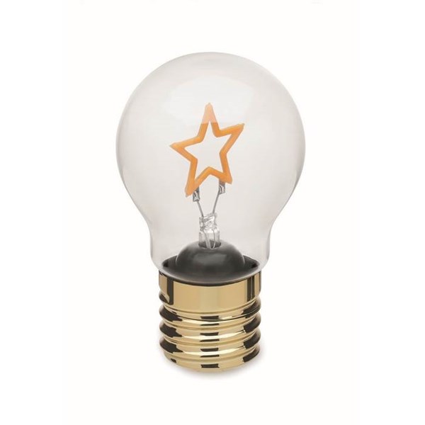 Obrázky: Žlutá LED dekorativní žárovka