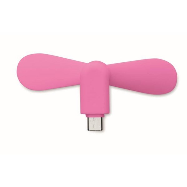 Obrázky: Fuchsiový přenosný USB-C ventilátor, Obrázek 4