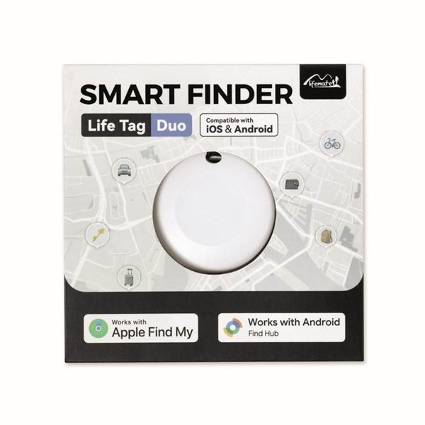 Obrázky: Bílý Bluetooth lokátor Apple Find My / Google Find, Obrázek 8