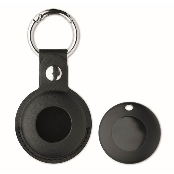 Obrázky: Černý lokátor s PU pouzdrem Apple Find My / Google Find, Obrázek 6