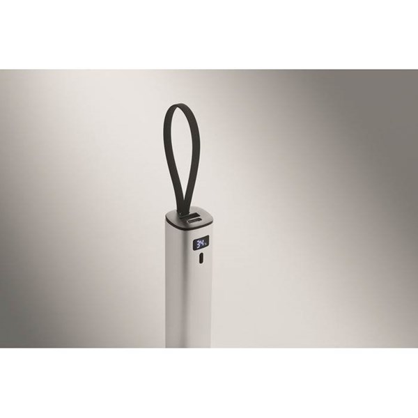 Obrázky: Matně stříbrná powerbanka 5000 mAh PD 20W, Obrázek 3