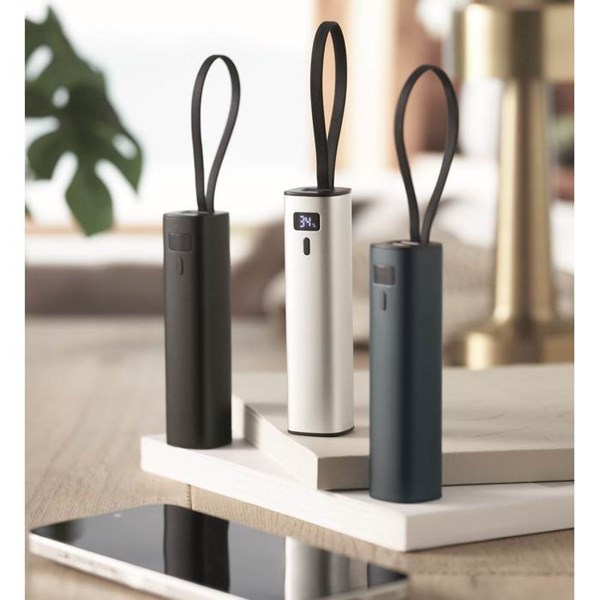 Obrázky: Matně stříbrná powerbanka 5000 mAh PD 20W, Obrázek 9