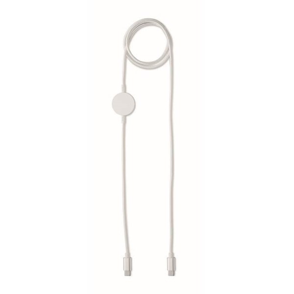 Obrázky: Bílý 60 W kabel a nabíječka hodinek