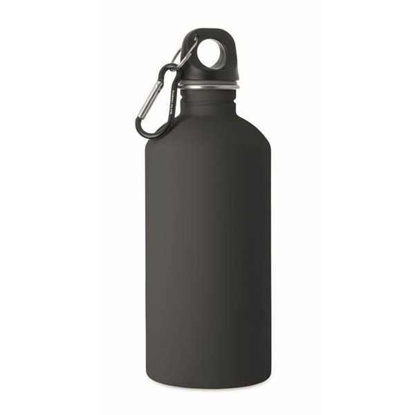 Obrázky: Černá jednostěnná nerez láhev 500 ml