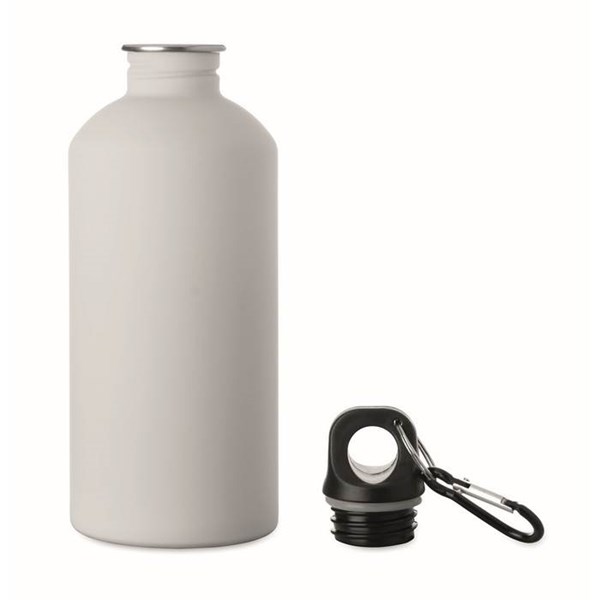 Obrázky: Bílá jednostěnná nerez láhev 500 ml, Obrázek 2