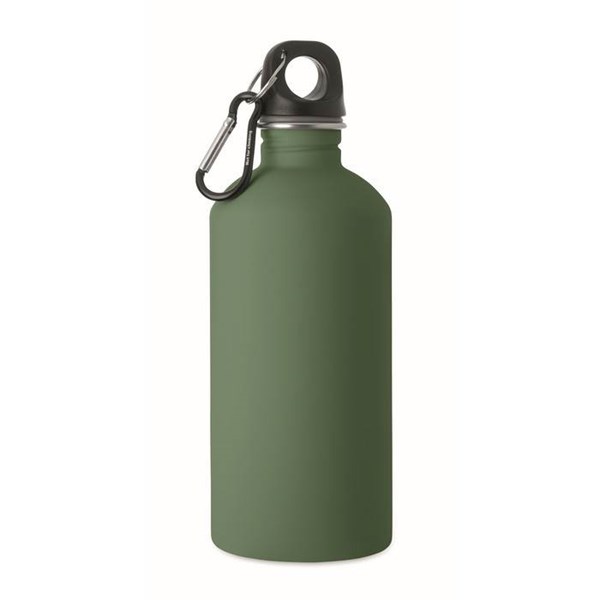 Obrázky: Tmavě zelená jednostěnná nerez láhev 500 ml