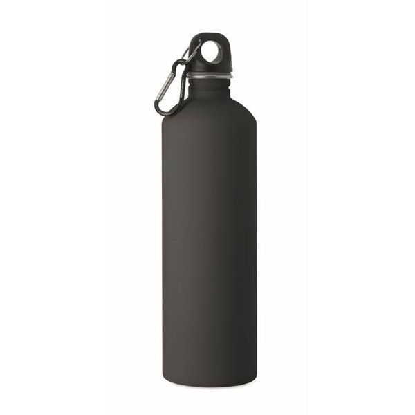 Obrázky: Černá jednostěnná nerez láhev 750 ml