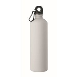 Obrázky: Bílá jednostěnná nerez láhev 750 ml