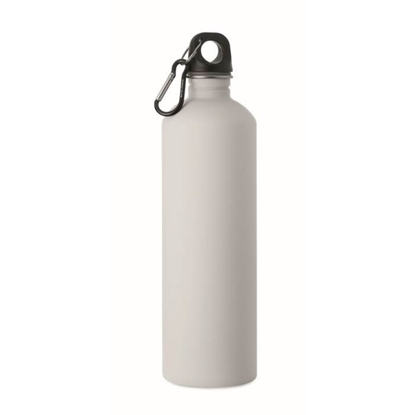 Obrázky: Bílá jednostěnná nerez láhev 750 ml