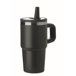 Obrázky: Černý termohrnek s dvojitou stěnou 500 ml