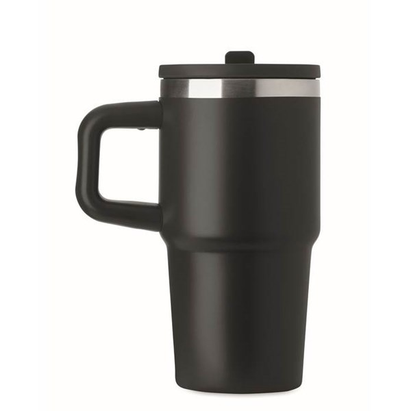 Obrázky: Černý termohrnek s dvojitou stěnou 500 ml, Obrázek 5