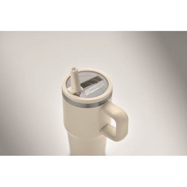 Obrázky: Béžový termohrnek s dvojitou stěnou 500 ml, Obrázek 3