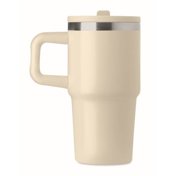 Obrázky: Béžový termohrnek s dvojitou stěnou 500 ml, Obrázek 5