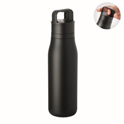 Obrázky: Černá termoska s dvojitou stěnou 500 ml