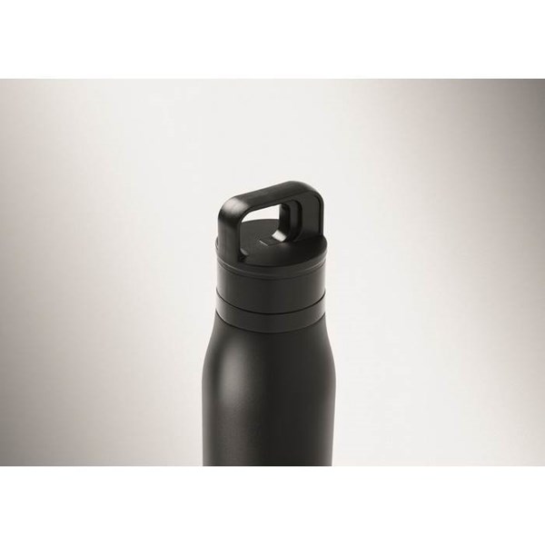 Obrázky: Černá termoska s dvojitou stěnou 500 ml, Obrázek 3