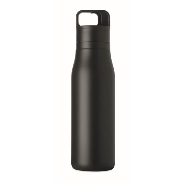 Obrázky: Černá termoska s dvojitou stěnou 500 ml, Obrázek 5