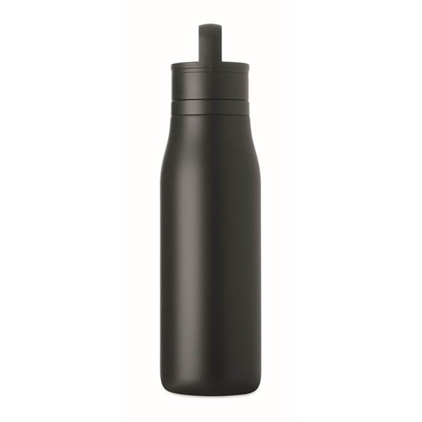 Obrázky: Černá termoska s dvojitou stěnou 500 ml, Obrázek 6