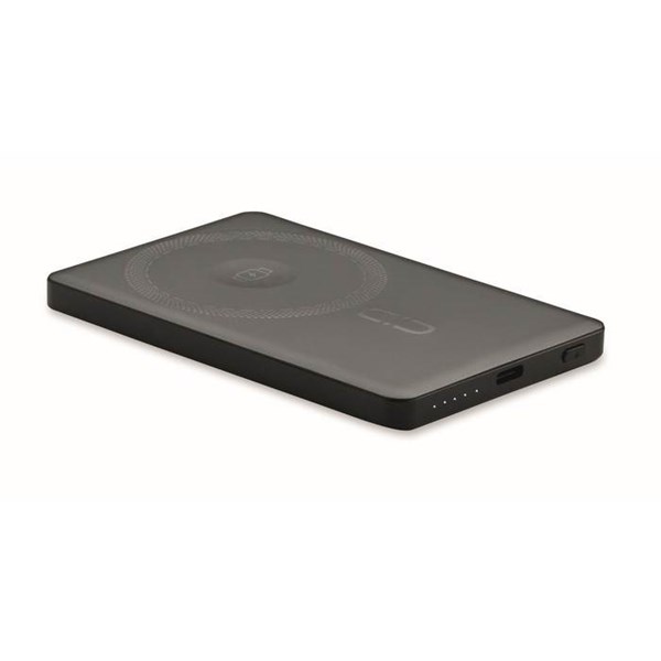 Obrázky: Černá magnetická powerbanka 5000mAh 15W