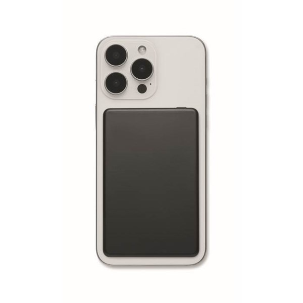 Obrázky: Černá magnetická powerbanka 5000mAh 15W, Obrázek 3