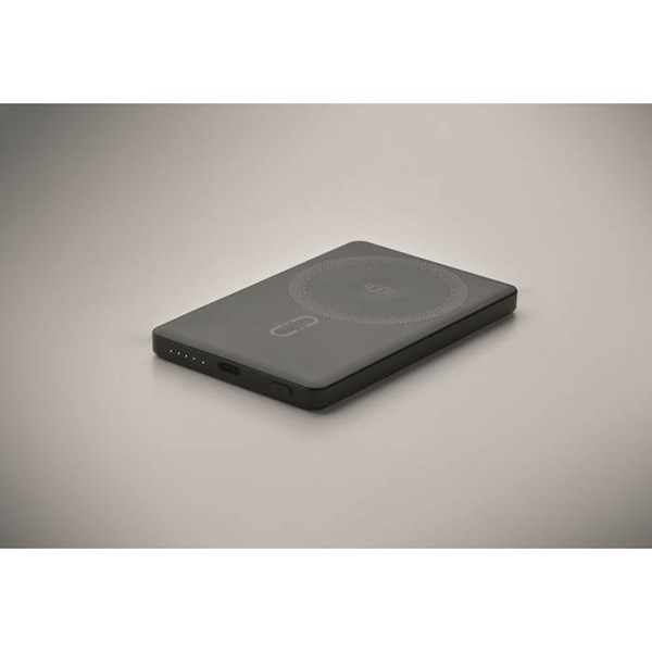 Obrázky: Černá magnetická powerbanka 5000mAh 15W, Obrázek 5