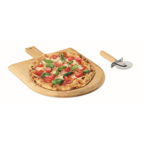 Obrázky: Bambusové prkénko a kráječ na pizzu, Obrázek 2