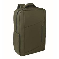 Obrázky: Armádní zelený 15" PU RPET batoh na notebook