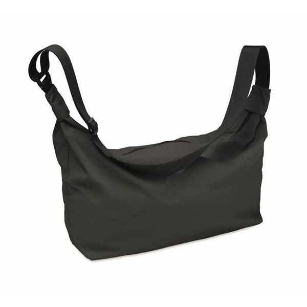 Obrázky: Černá nylonová crossbody městská taška
