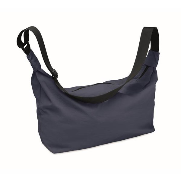 Obrázky: Modrá nylonová crossbody městská taška
