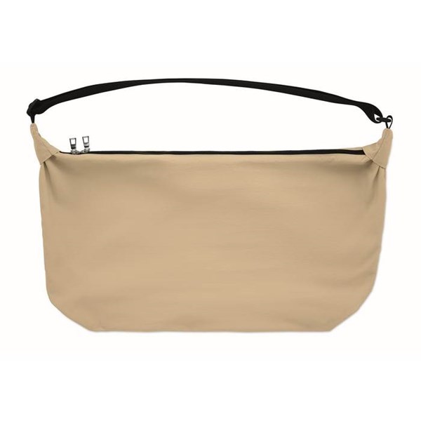 Obrázky: Khaki nylonová crossbody městská taška, Obrázek 6