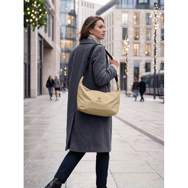 Obrázky: Khaki nylonová crossbody městská taška, Obrázek 10