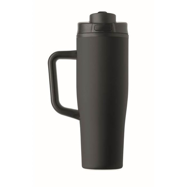 Obrázky: Černý termohrnek s dvojitou stěnou 900 ml, Obrázek 6