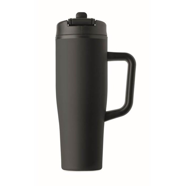 Obrázky: Černý termohrnek s dvojitou stěnou 900 ml, Obrázek 7