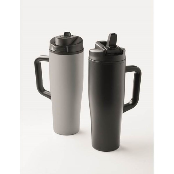 Obrázky: Černý termohrnek s dvojitou stěnou 900 ml, Obrázek 9