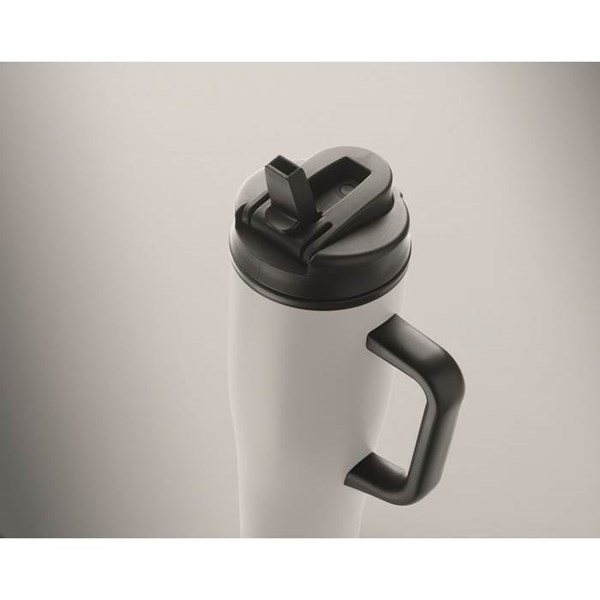 Obrázky: Bílý termohrnek s dvojitou stěnou 900 ml, Obrázek 3