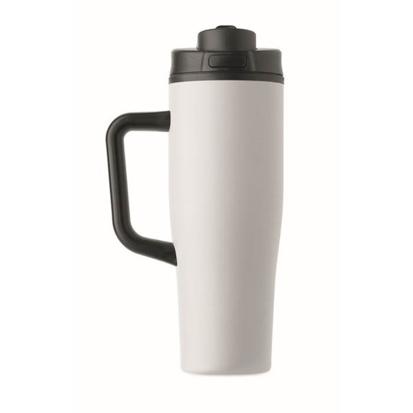 Obrázky: Bílý termohrnek s dvojitou stěnou 900 ml, Obrázek 6