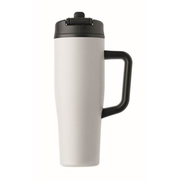 Obrázky: Bílý termohrnek s dvojitou stěnou 900 ml, Obrázek 7