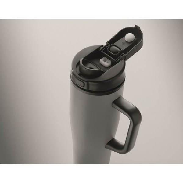 Obrázky: Šedý termohrnek s dvojitou stěnou 900 ml, Obrázek 4