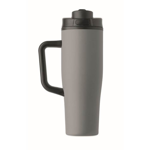 Obrázky: Šedý termohrnek s dvojitou stěnou 900 ml, Obrázek 6
