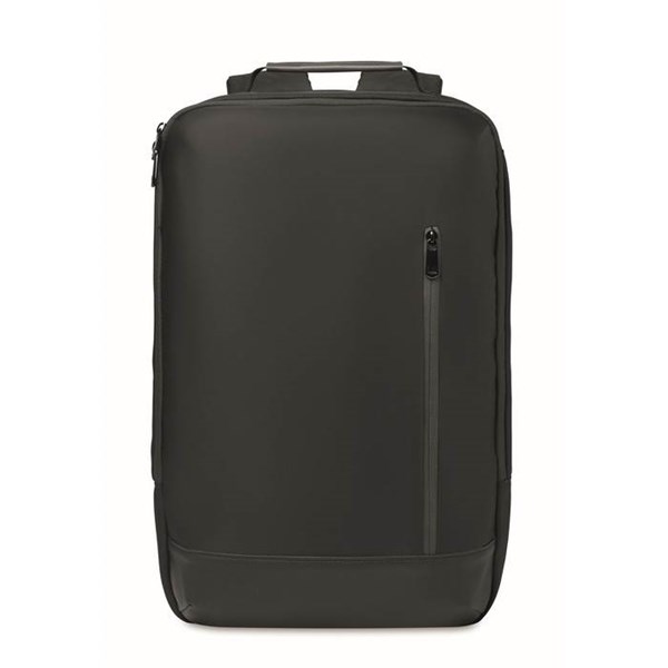 Obrázky: Černý batoh na notebook, polstrovaná záda, 15L, Obrázek 8