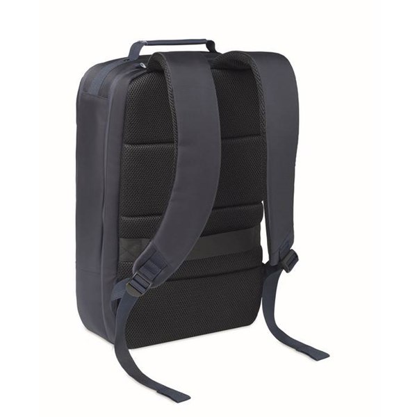 Obrázky: Modrý batoh na notebook, polstrovaná záda, 15L, Obrázek 2