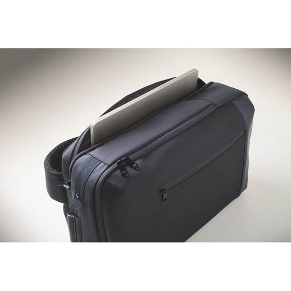 Obrázky: Modrý batoh na notebook, polstrovaná záda, 15L, Obrázek 6