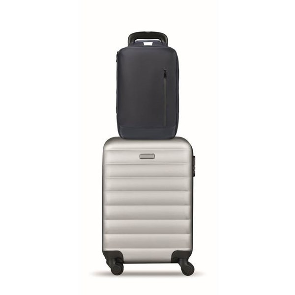 Obrázky: Modrý batoh na notebook, polstrovaná záda, 15L, Obrázek 12