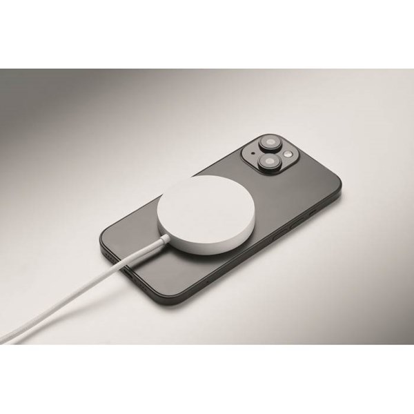 Obrázky: Bílá magnetická bezdrátová nabíječka 25W, Obrázek 4