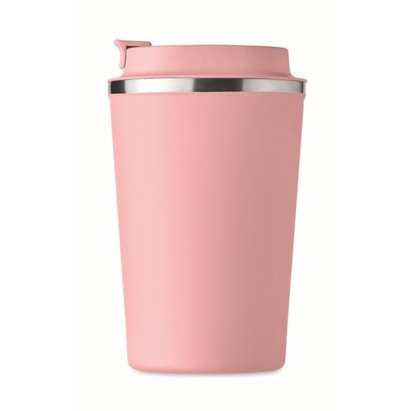 Obrázky: Světle růžový dvoustěnný pohárek 350 ml, Obrázek 4