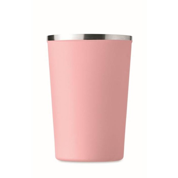 Obrázky: Světle růžový dvoustěnný pohárek 350 ml, Obrázek 7