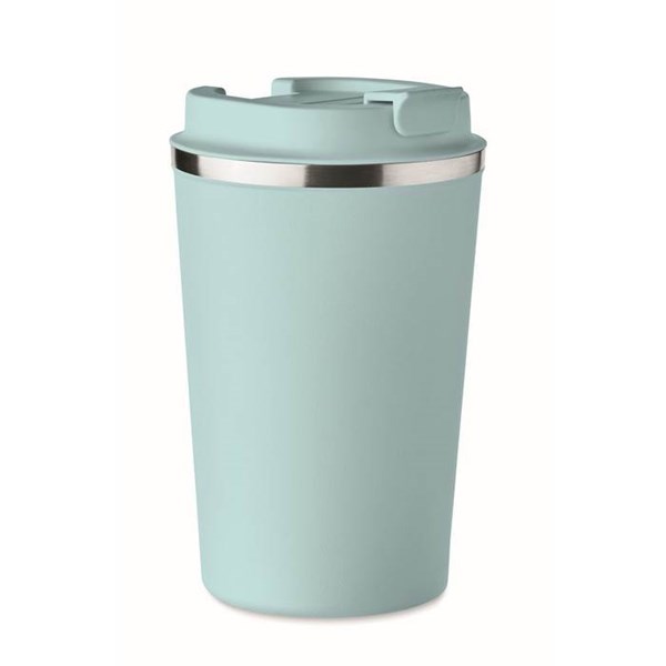 Obrázky: Světle modrý dvoustěnný pohárek 350 ml