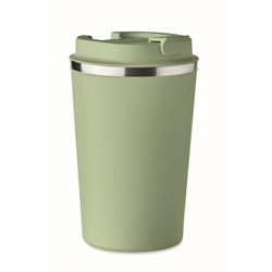Obrázky: Mátově zelený dvoustěnný pohárek 350 ml