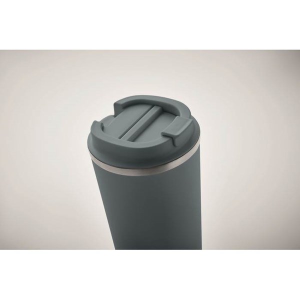 Obrázky: Dvoustěnný nerez hrnek 510 ml, petrolejový, Obrázek 2